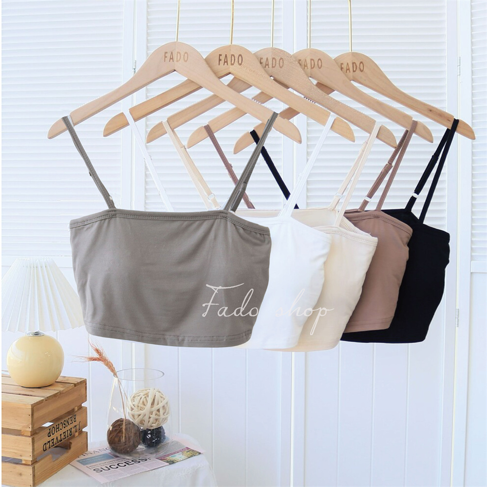 法朵Fado shop｜親膚細肩罩杯彈力背心 526C005 五色