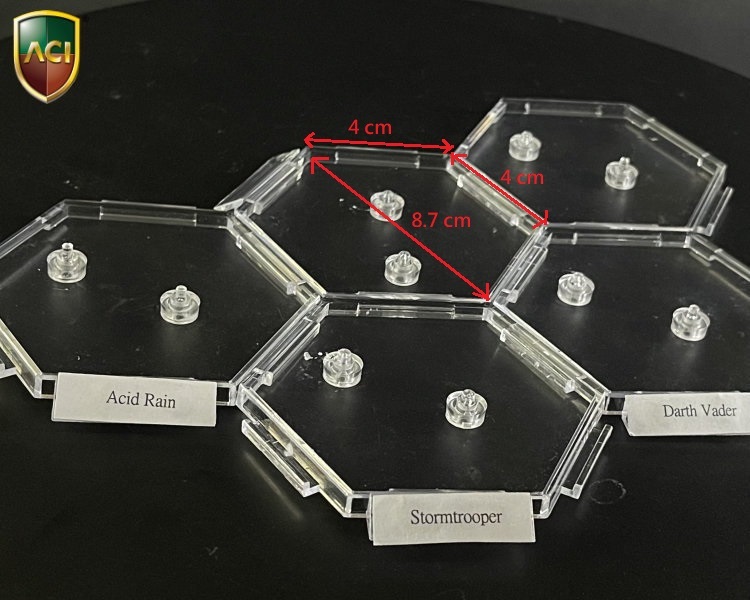ACI Toys : 用於 3.75",6",8" 公仔的六角支架 (Star Wars, Marvel Legends, Acid Rain, GI Joe, Kaiyodo, etc)