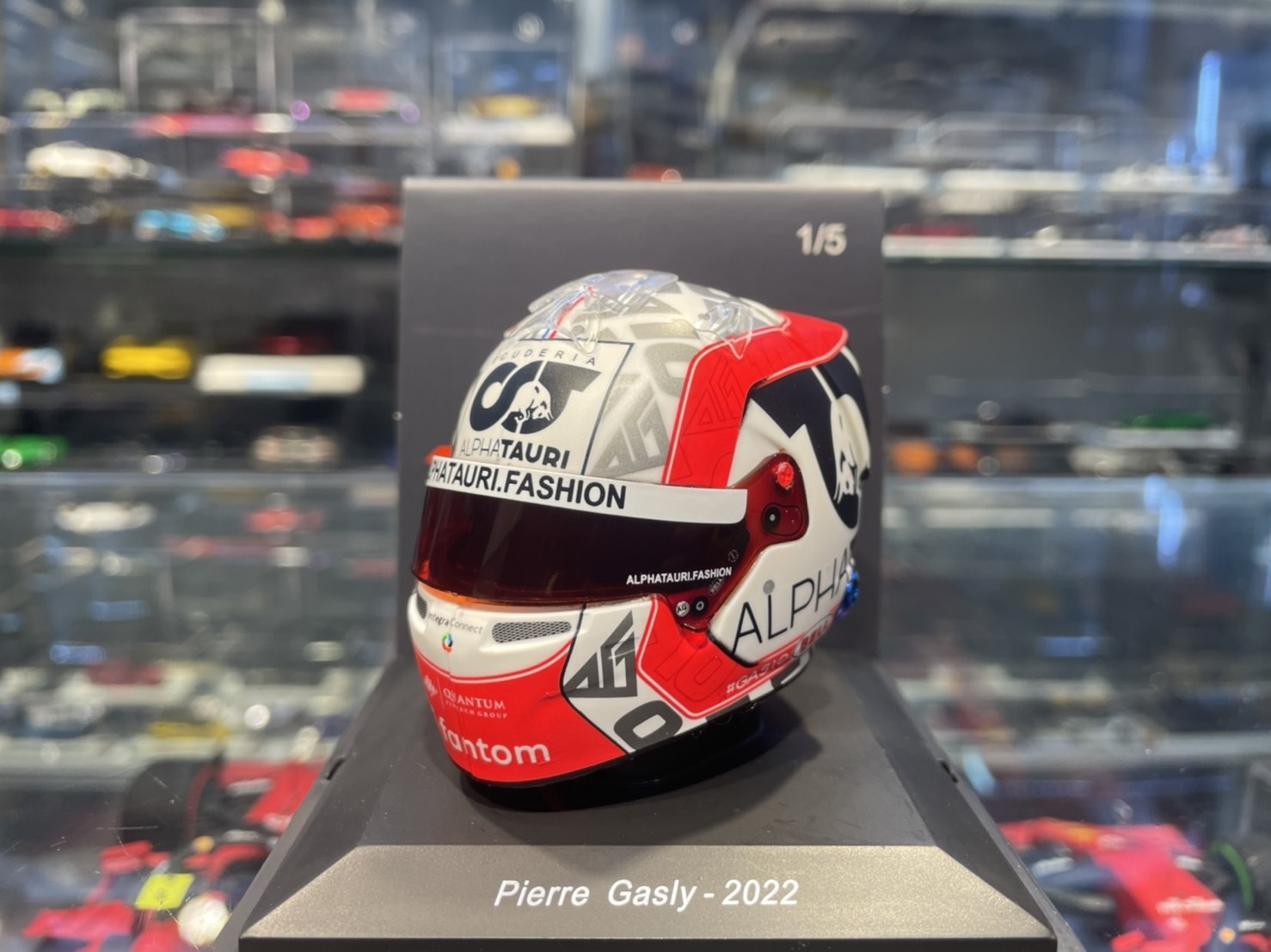 Spark AlphaTauri Pierre Gasly Helmet 2022 5HF077 1/5