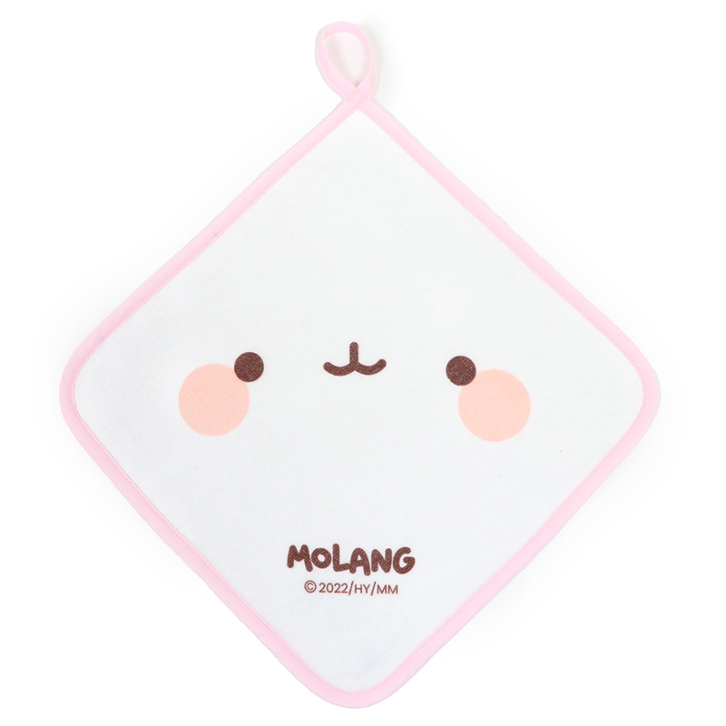 MOLANG 萌浪兔 掛式擦手巾系列- ( 大臉 / 氣球繪 )15×15cm