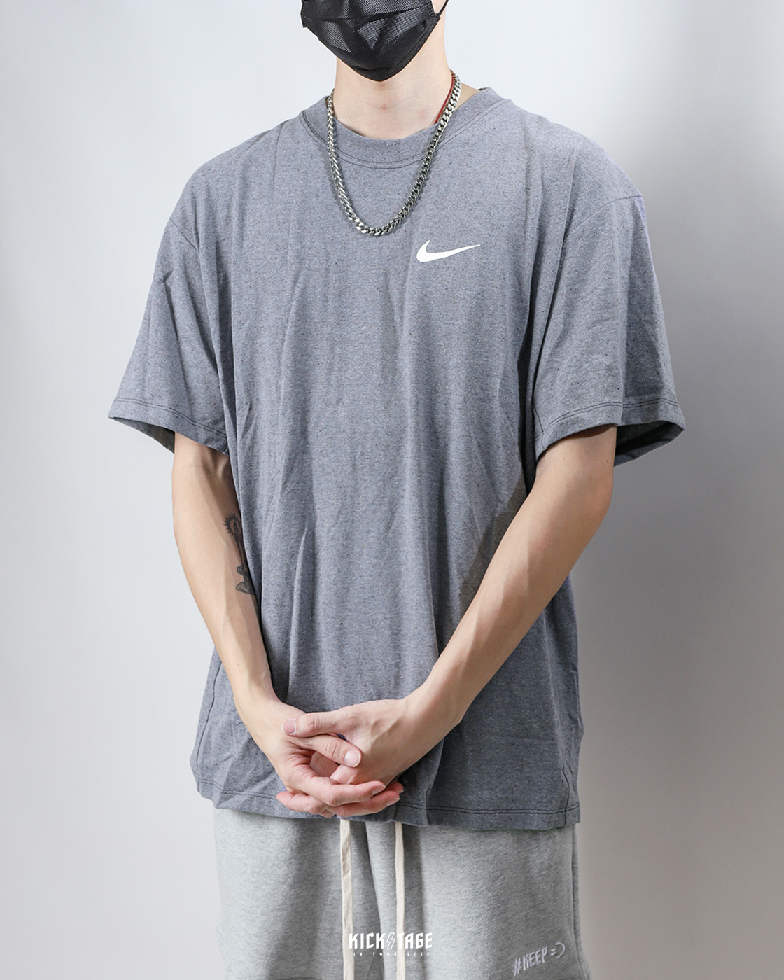 **特價商品售出不退換**NIKE LAB NIKE SPACE HIPPIE TEE 紫灰色 火星 雜點混色 環保材質 垃圾回收 縫線 復古 短T【CU2234-020】NIKELAB