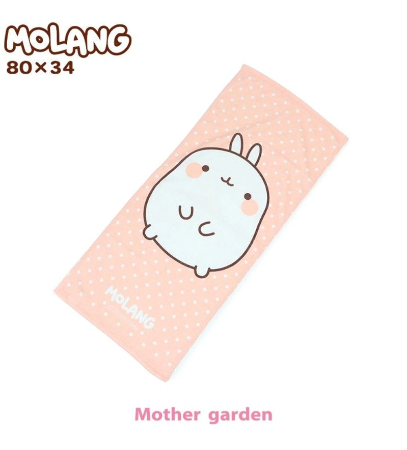 MOLANG 萌浪兔 ( 洗臉毛巾 / 大毛巾 /  浴巾 )-萌浪款