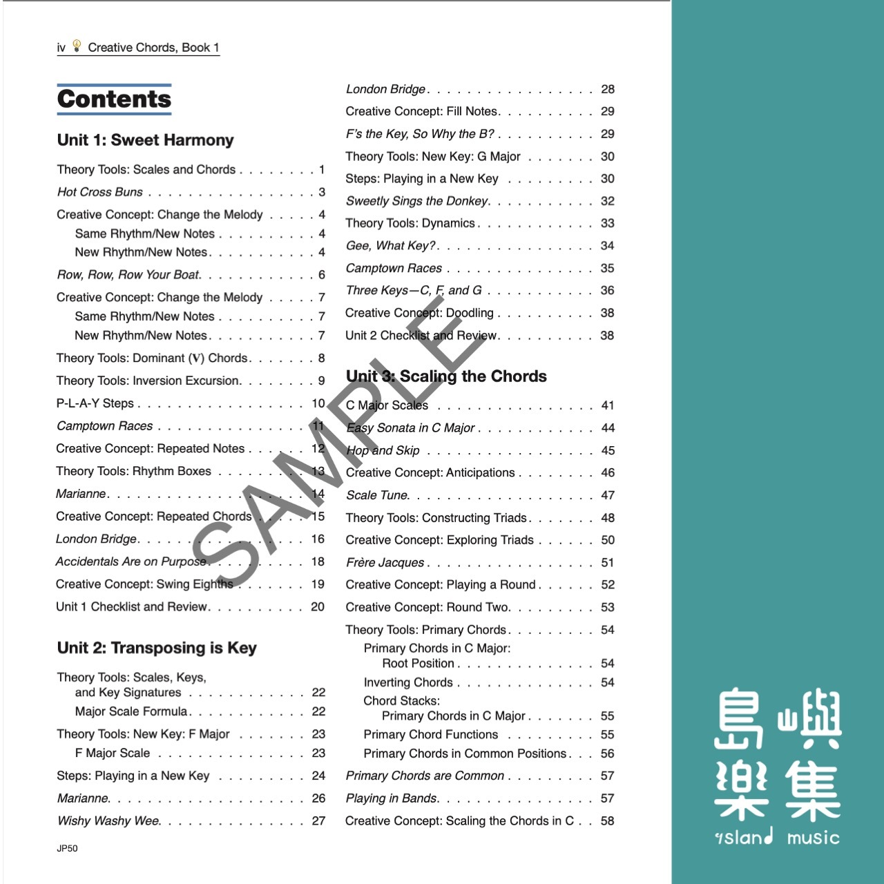 Creative Chords, Book 1