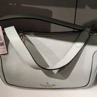[S] KATE SPADE K6047 PEBBLED LEATHER CROSSBODY,BLUE GLOW, 196021076633 (SKS258)