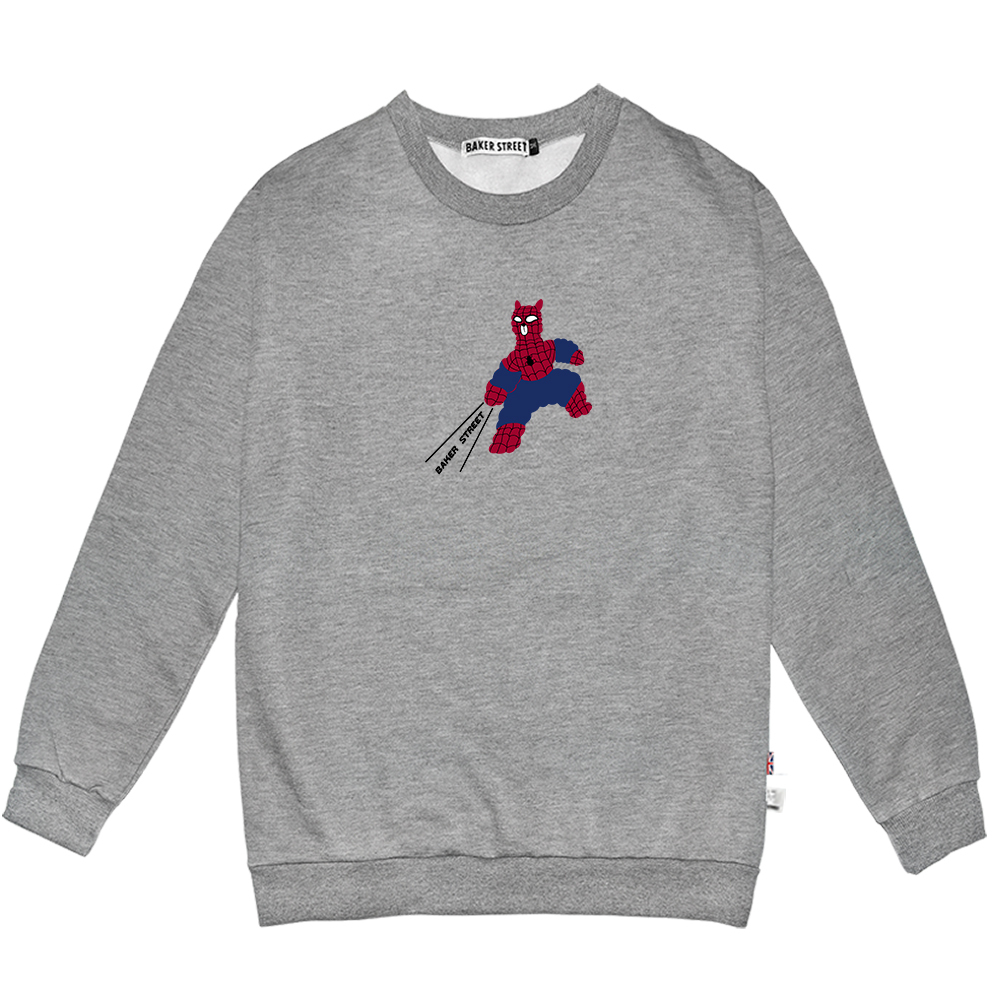 Spider-Alpaca 蜘蛛駝 高磅數長袖圓T