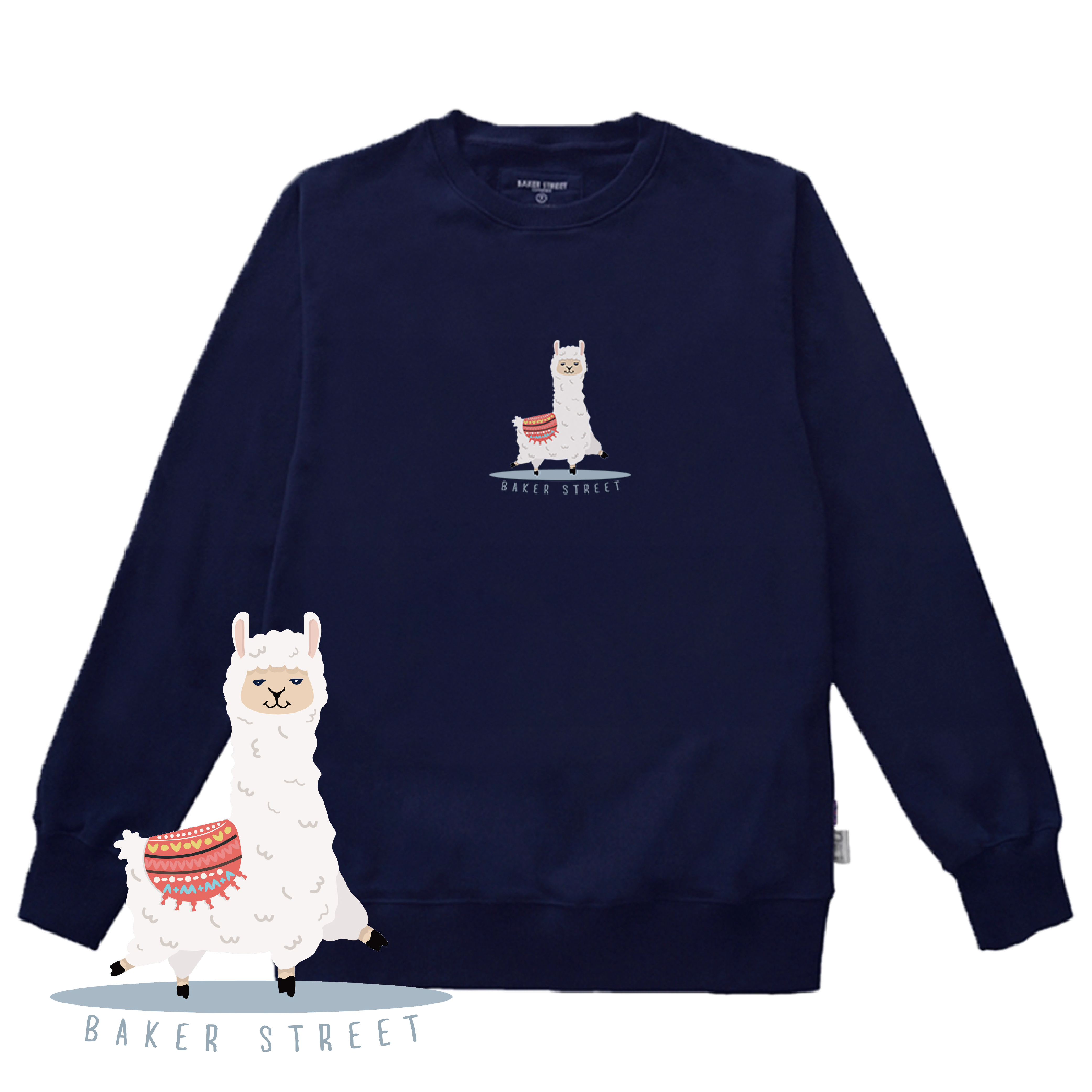 Andes Mts Alpaca 安地斯駝 高磅數長袖圓T