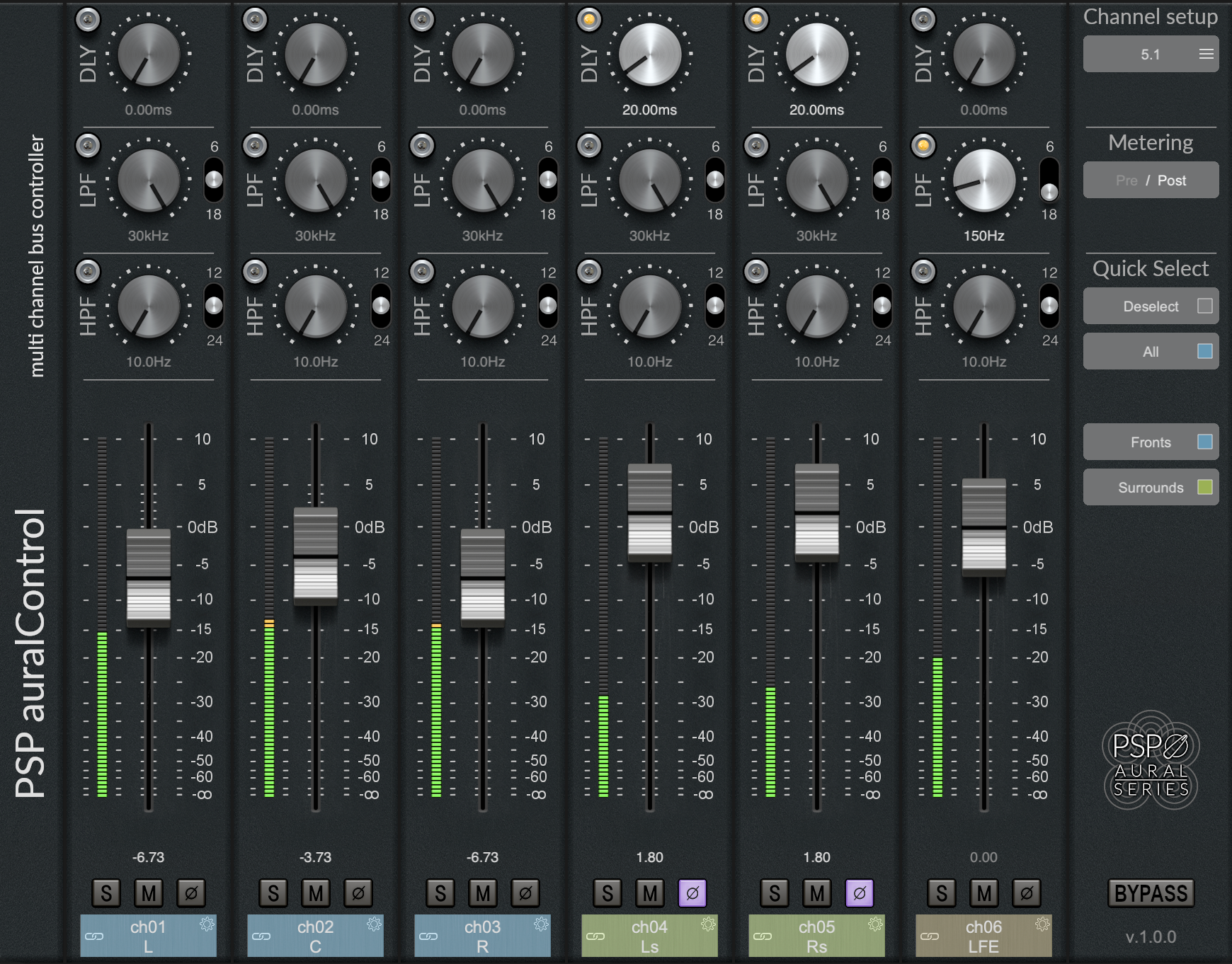 PSP Audioware auralControl 效果器Plugin (序號下載版)