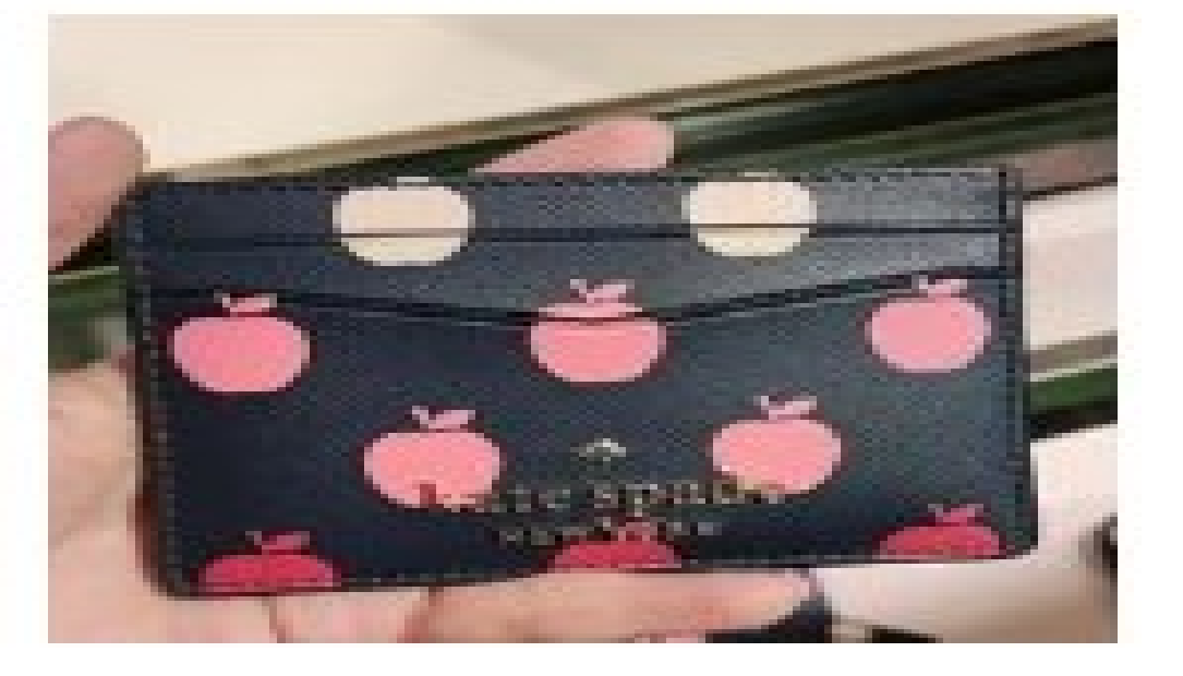 [S] KATE SPADE K8297 SM SLIM CARD HOLDER ORCHARD DEGRADE,MULTI, 196021127748 (SKS284)