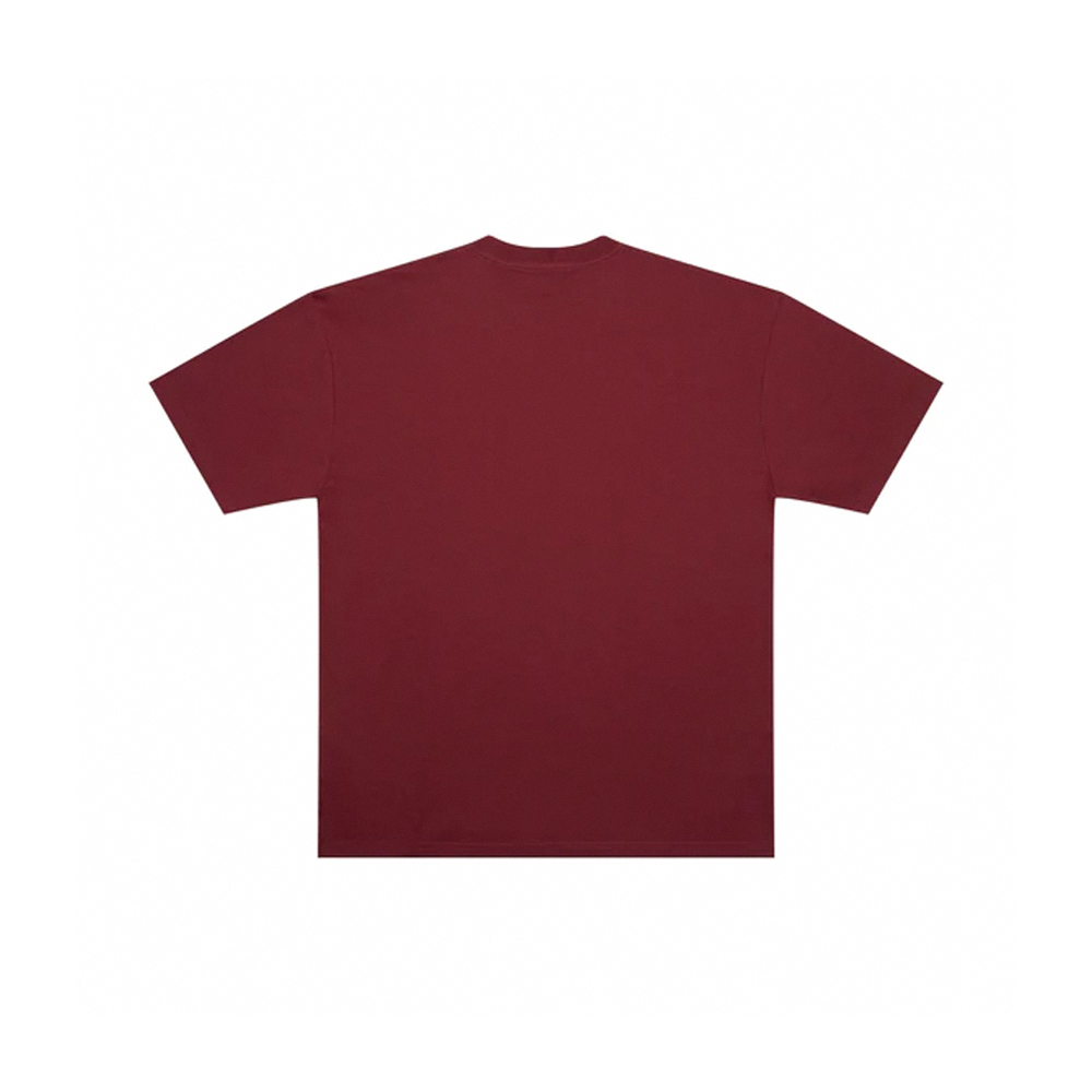 Drew house FW22 mascot ss tee burgundy 笑臉 酒紅
