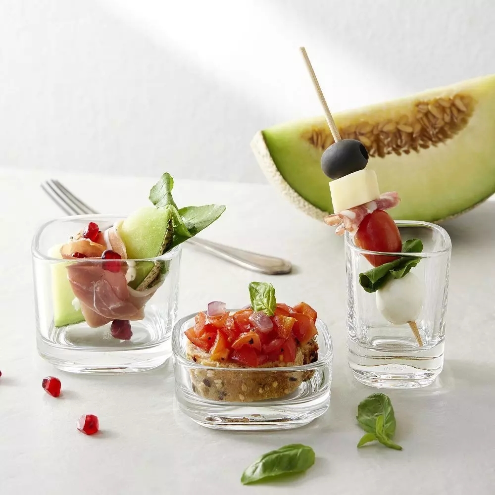 Ocean Verrine系列 玻璃碗 小菜碟  長瓷盤 長方瓷盤 /1入