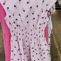 [S] KATE SPADE PINEAPPLE STATRE DRESS,PINK SALT, K7668-PINK SALT [FINAL SALE] (SKS308)