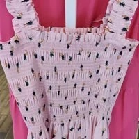 [S] KATE SPADE INEAPPLE SMOCK SHIRT, PINK SALT, K7669-PINK SALT (SKS309)