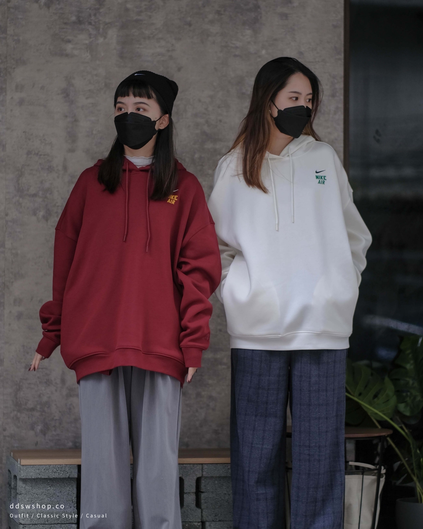 "現貨" Nike NSW Air 40th Hoodie 帽踢 40周年 雙勾 背圖 刺繡 紅 FB7650-677