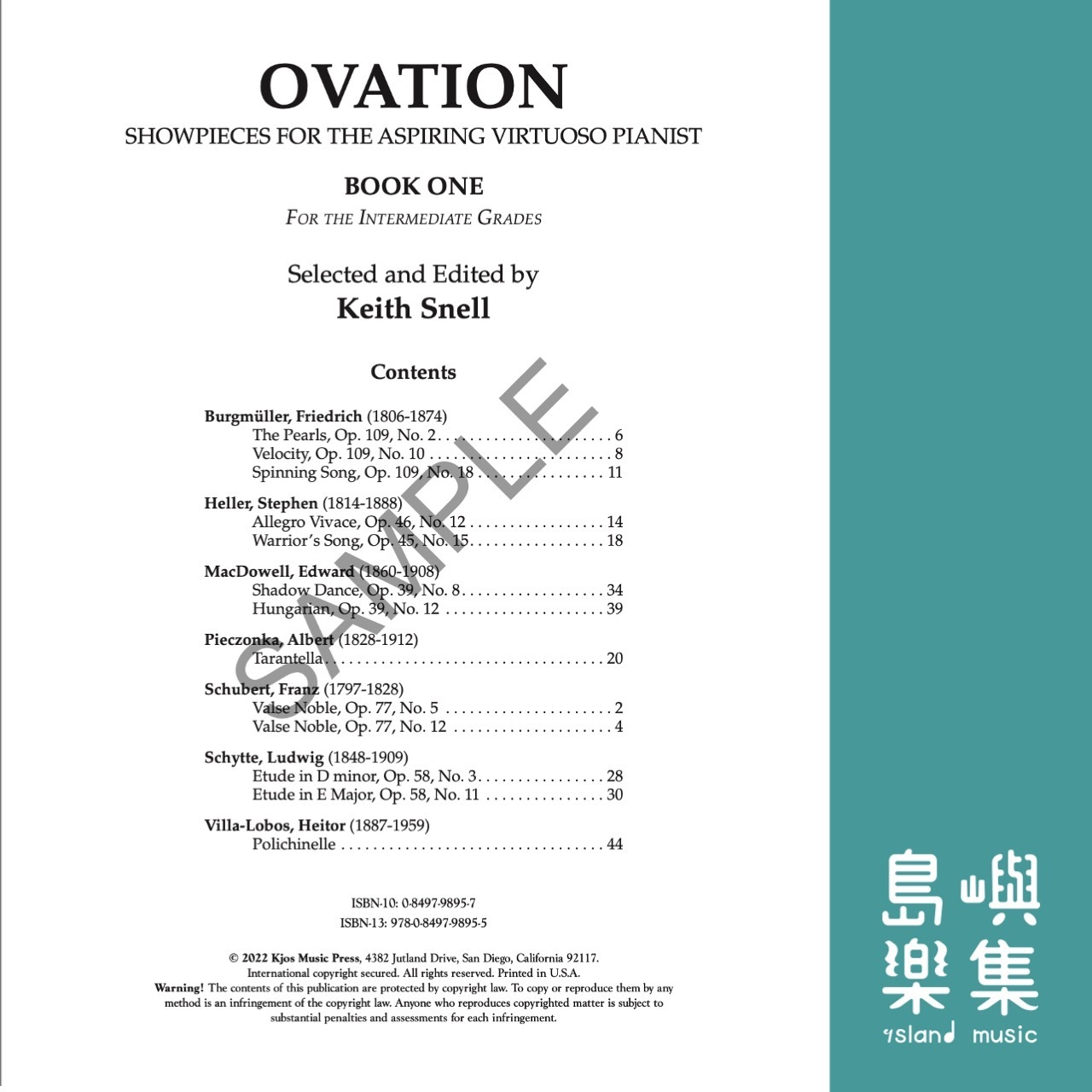 Ovation, Book 1