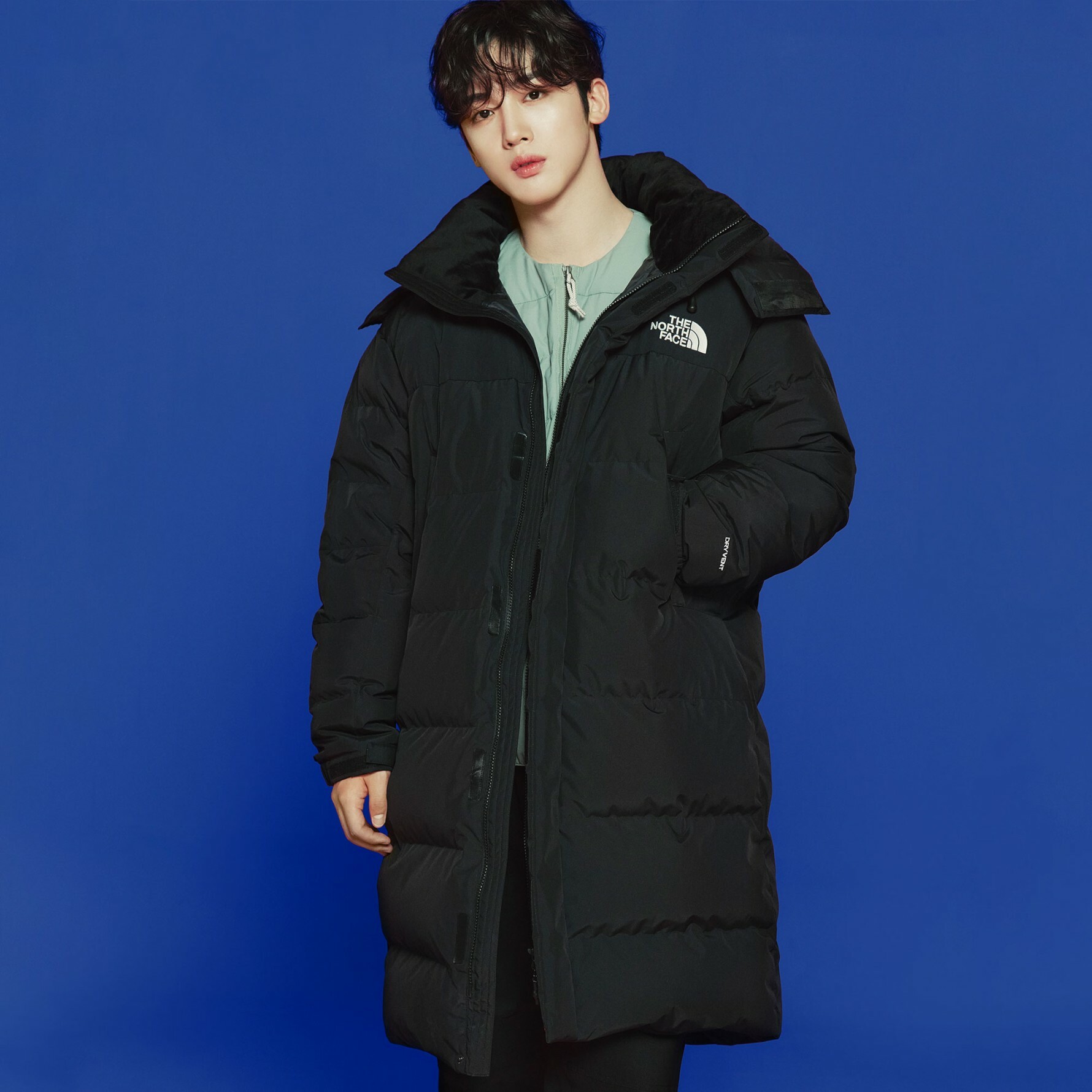 THE NORTH FACE 白標 AK DOWN COAT 長版 連帽 羽絨外套 黑 NC1DN52J