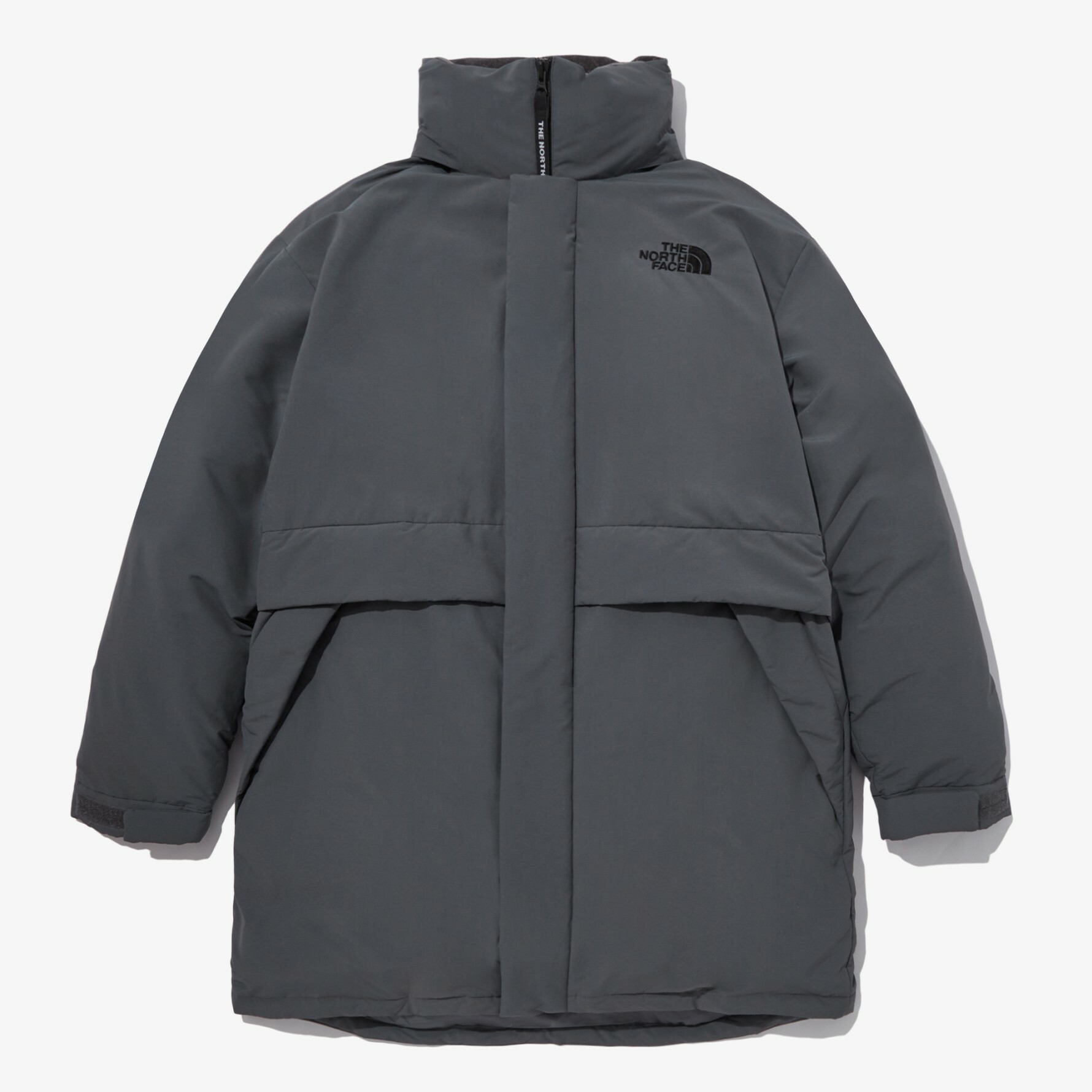 THE NORTH FACE 白標NEILTON ON BALL PARKA 高領羽絨外套灰NJ3NN