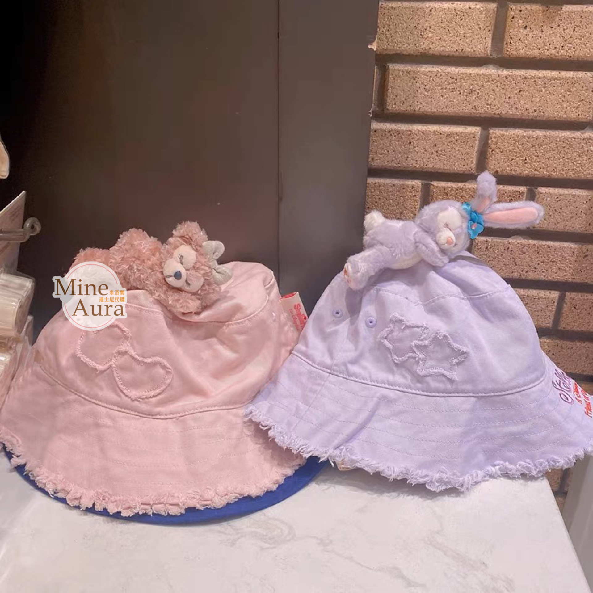 雪莉玫 ShellieMay 睡顏 趴趴 造型 漁夫帽 帽子 -上海迪士尼樂園