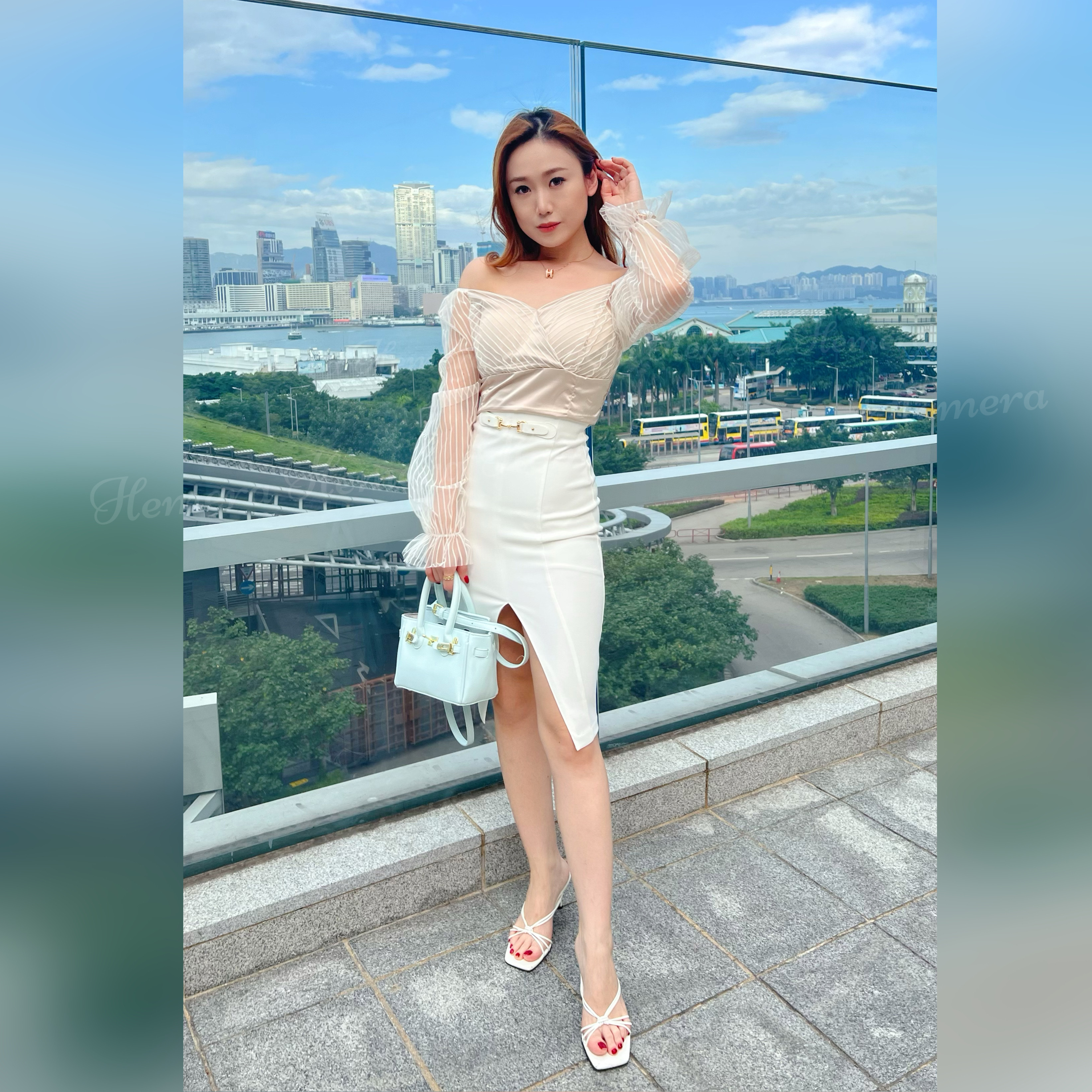 性感女神直間網裝袖 TP22S1023