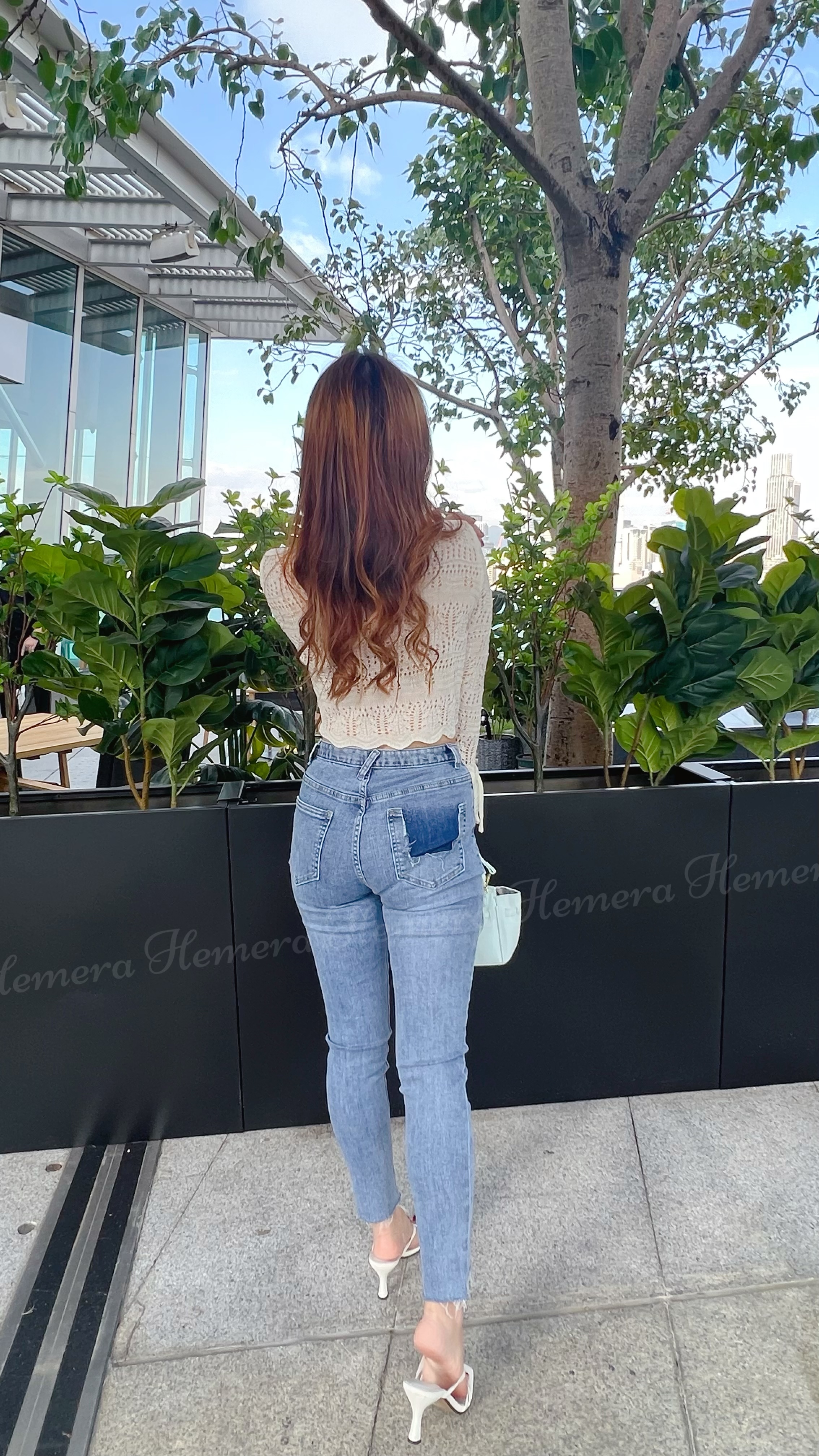 蜜桃臀貼身性感大彈性塑身級數牛仔褲 PT22S1025