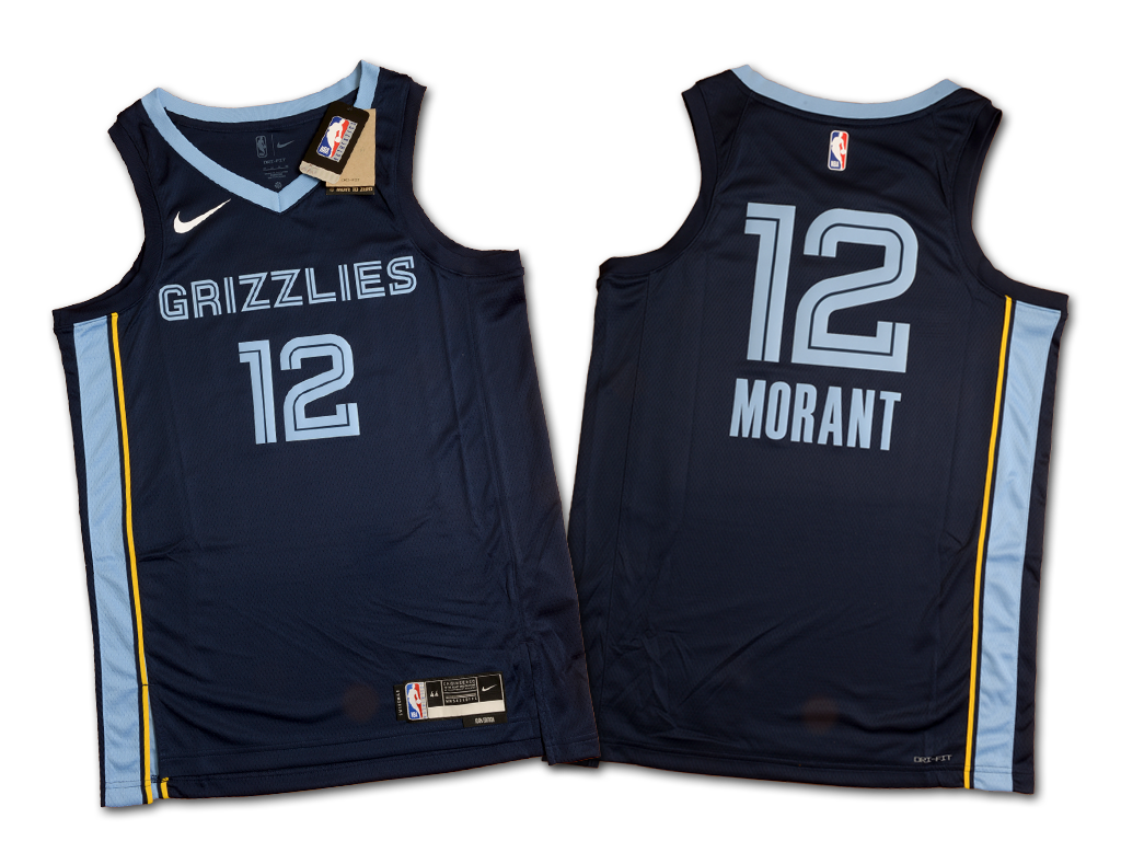 Nike 曼菲斯灰熊隊 Ja Morant 經典配色版 Swingman 球衣