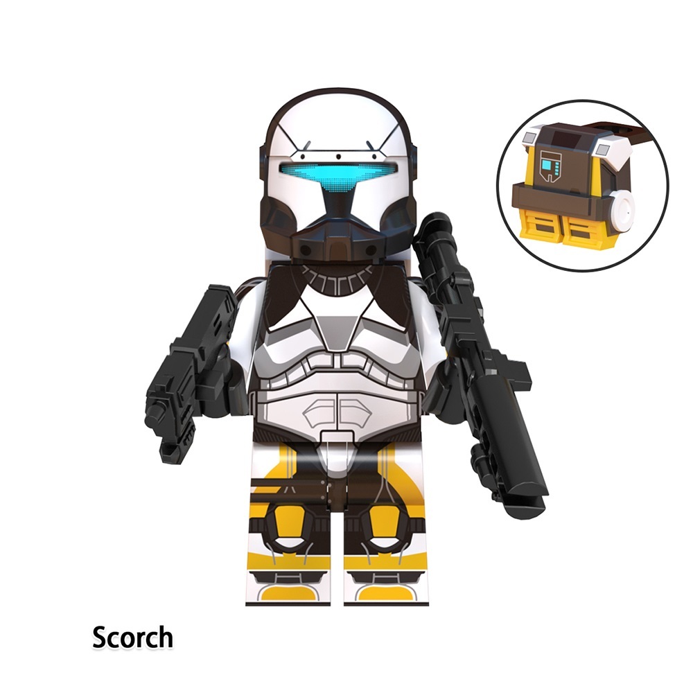 Scorch Star Wars Custom Minifigures Minifigs Fit Lego WM2232