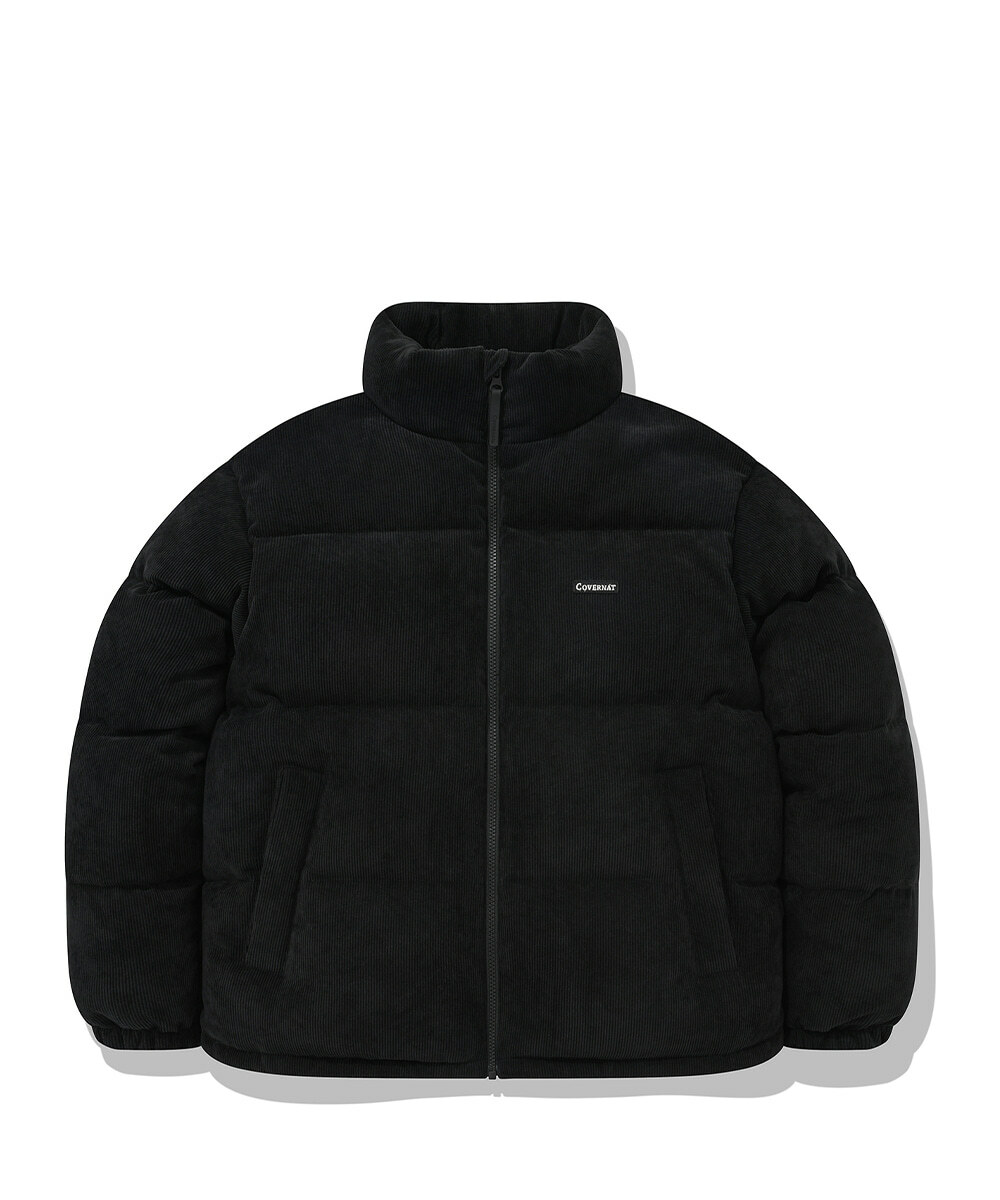COVERNAT  RDS 燈芯絨 Civic 羽絨 短版 外套 夾克 黑色
