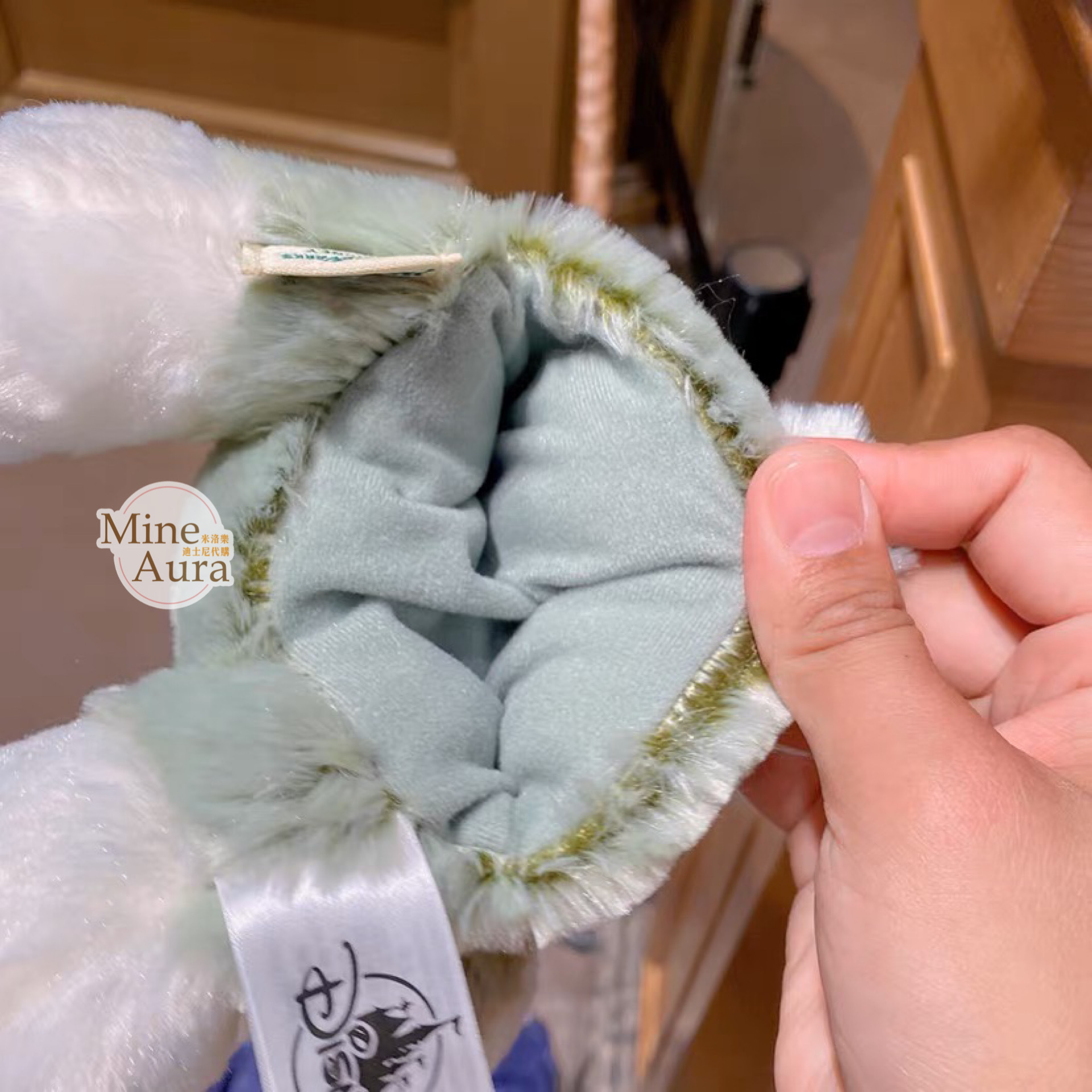 (限時特價) 傑拉托尼 畫家貓 Gelatoni 絨毛 手偶 娃娃 玩偶 -上海迪士尼樂園