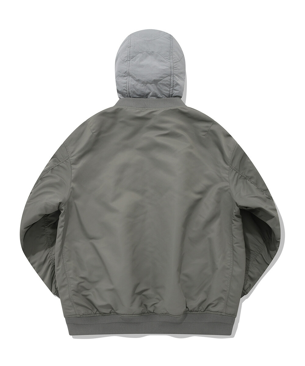 COVERNAT 雙面絎縫 MA-1 連帽 外套 夾克 橄欖色