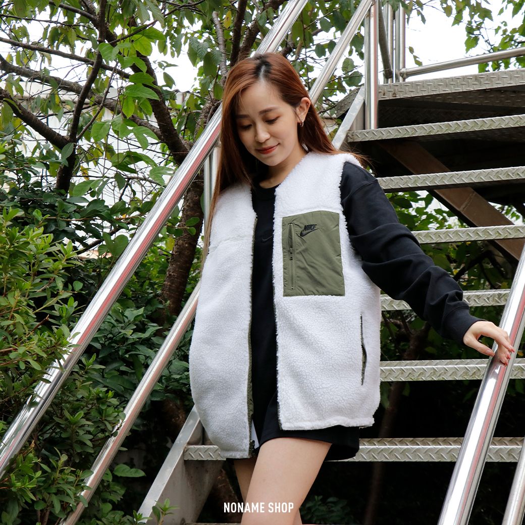 NIKE NSW FLEECE VEST 雙面 保暖 羊羔毛 背心 兩色