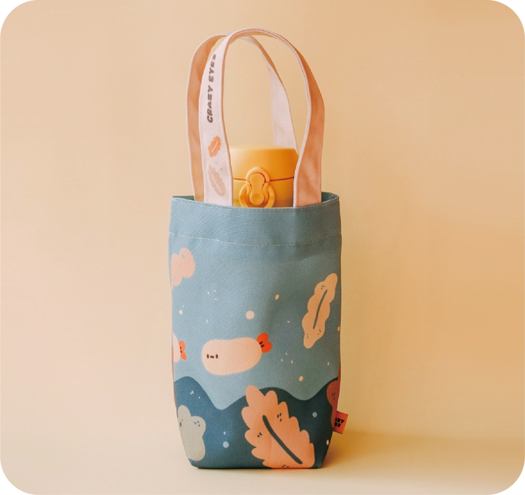 Crazy eyes 瘋狂眼珠｜飲料提袋｜夜色的炸蝦