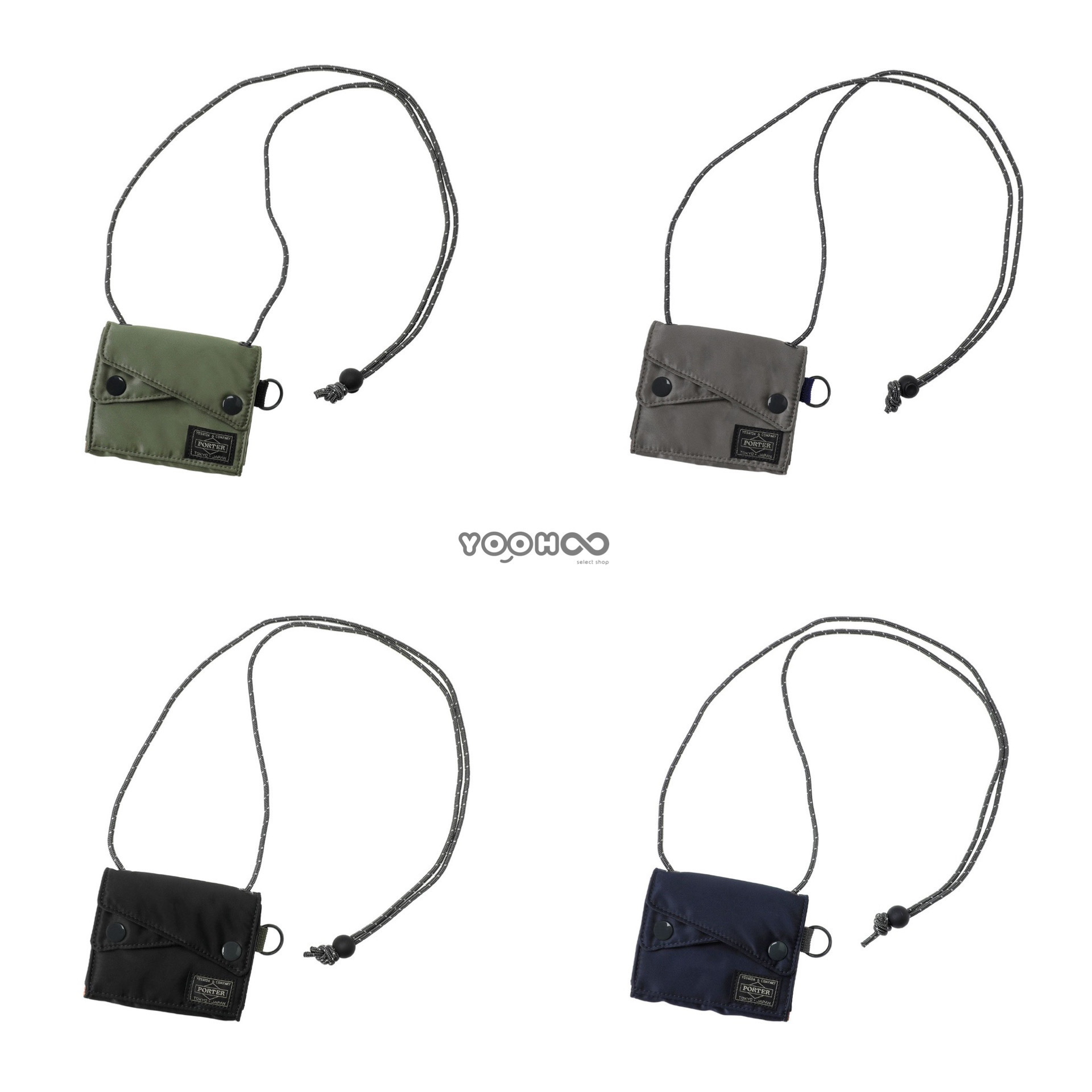 預購┃日本製 吉田 YOSHIDA PORTER PX TANKER SLING PURSE(S) 尼龍 掛脖 短夾 錢包