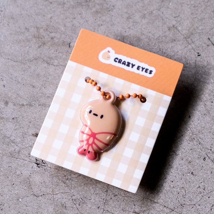 Crazy eyes 瘋狂眼珠｜泡泡吊飾｜綁綁蝦