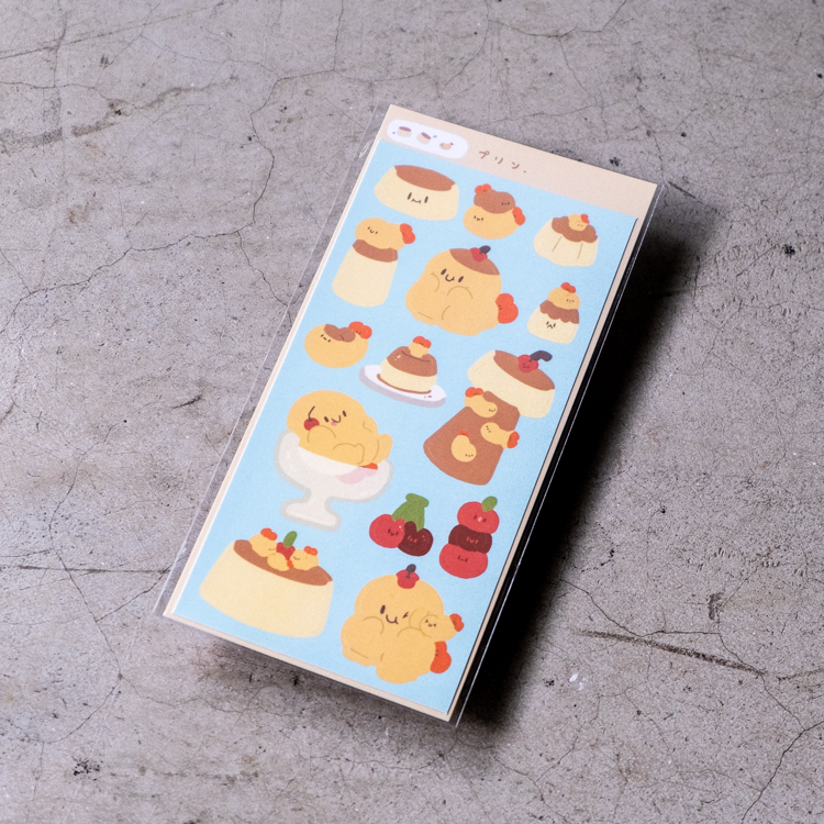 Crazy eyes 瘋狂眼珠｜長貼紙｜布丁派對