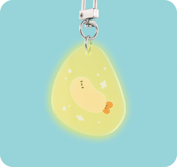 Crazy eyes 瘋狂眼珠｜壓克力吊飾｜炸蝦琥珀