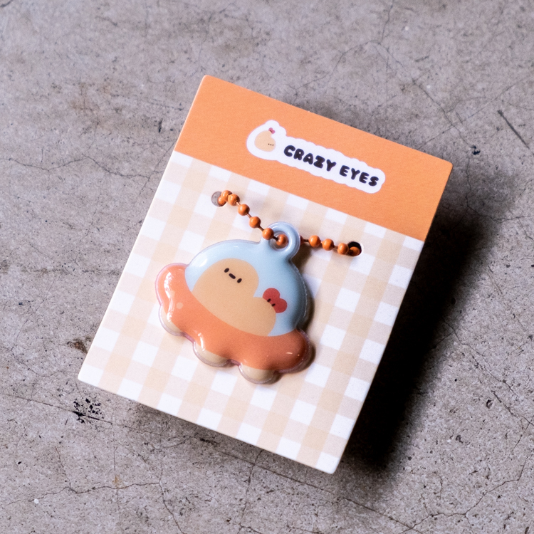 Crazy eyes 瘋狂眼珠｜泡泡吊飾｜UFO蝦