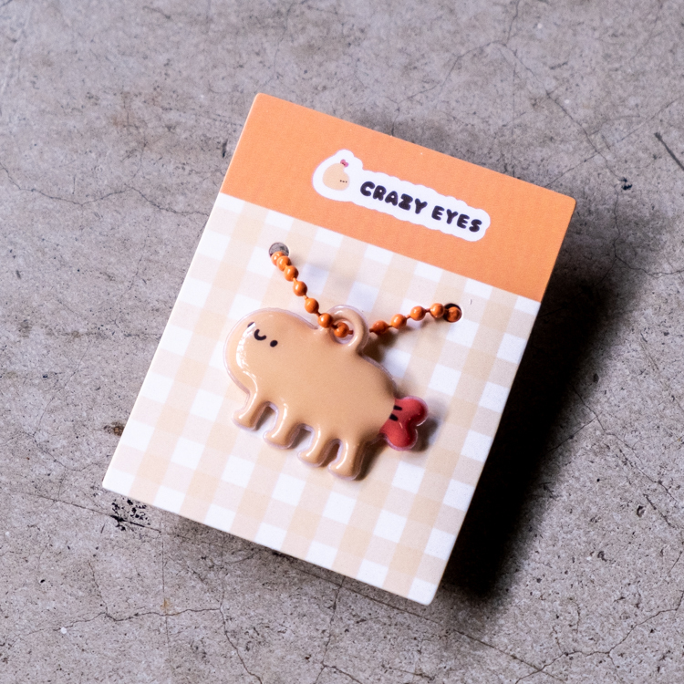 Crazy eyes 瘋狂眼珠｜泡泡吊飾｜蝦狗