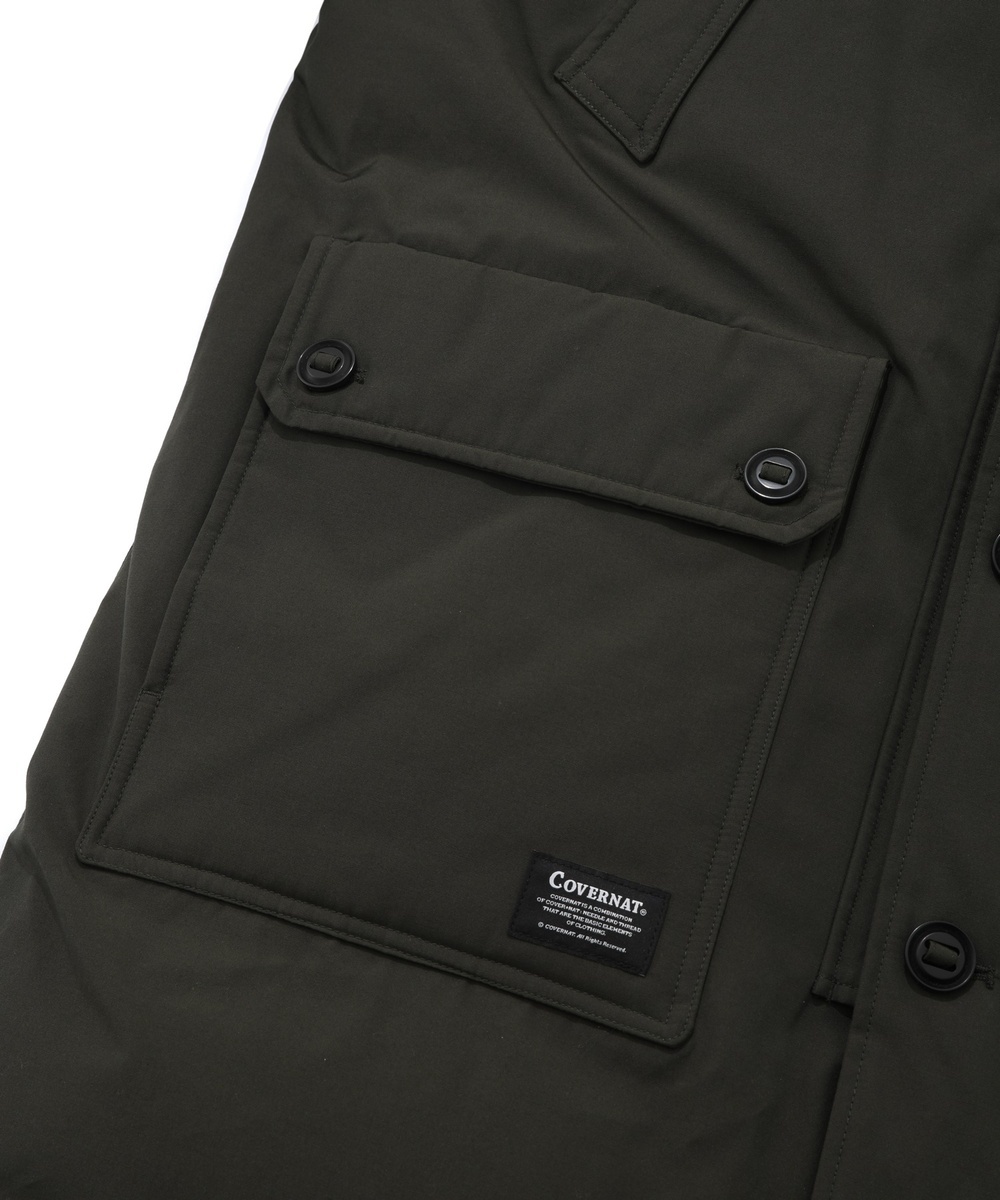 COVERNAT RDS Explorer 魚尾派克 長版外套 大衣 卡其色