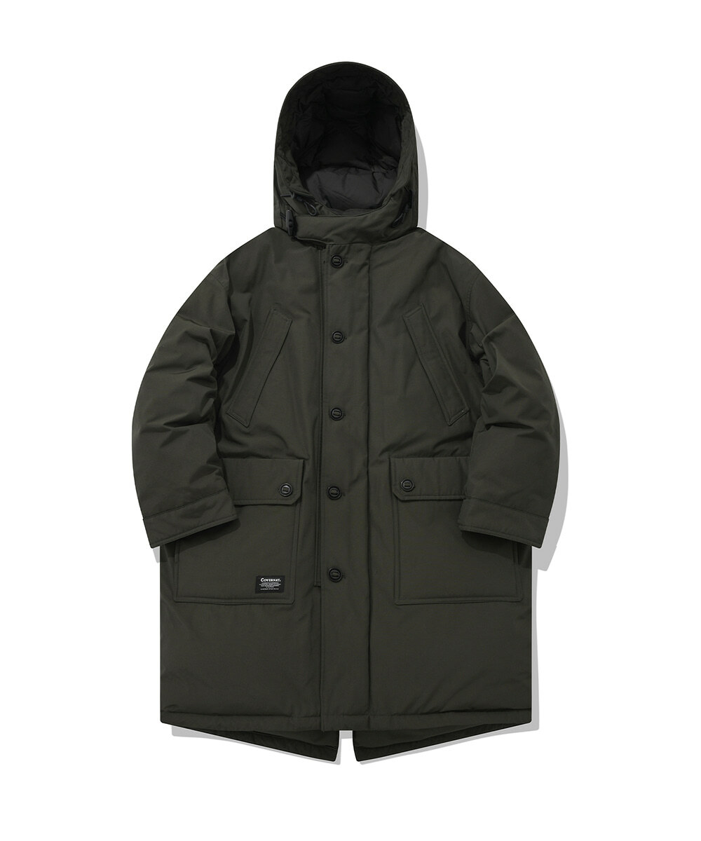 COVERNAT RDS Explorer 魚尾派克 長版外套 大衣 卡其色