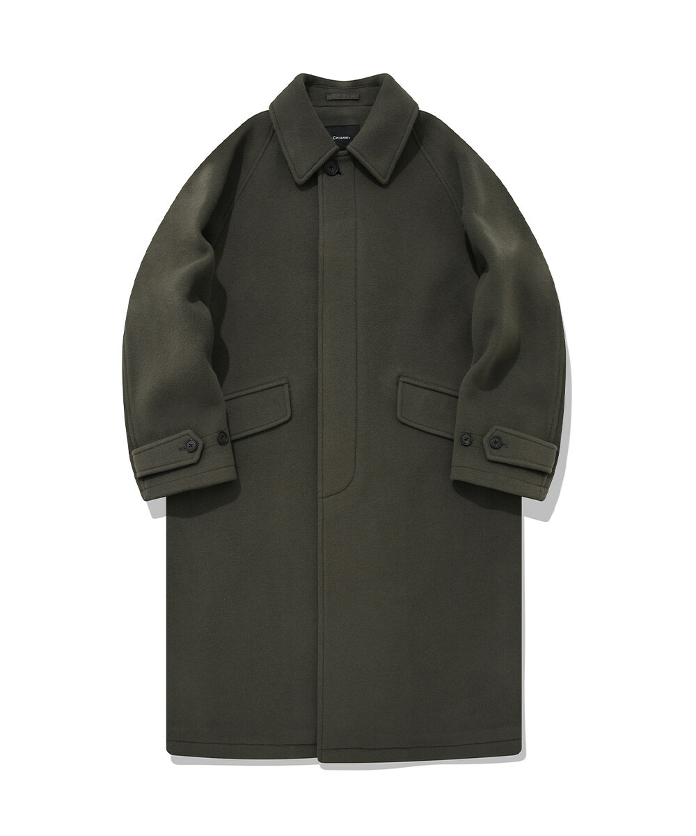 COVERNAT BELLANDI 羊毛 Balmacan 外套 大衣 卡其色