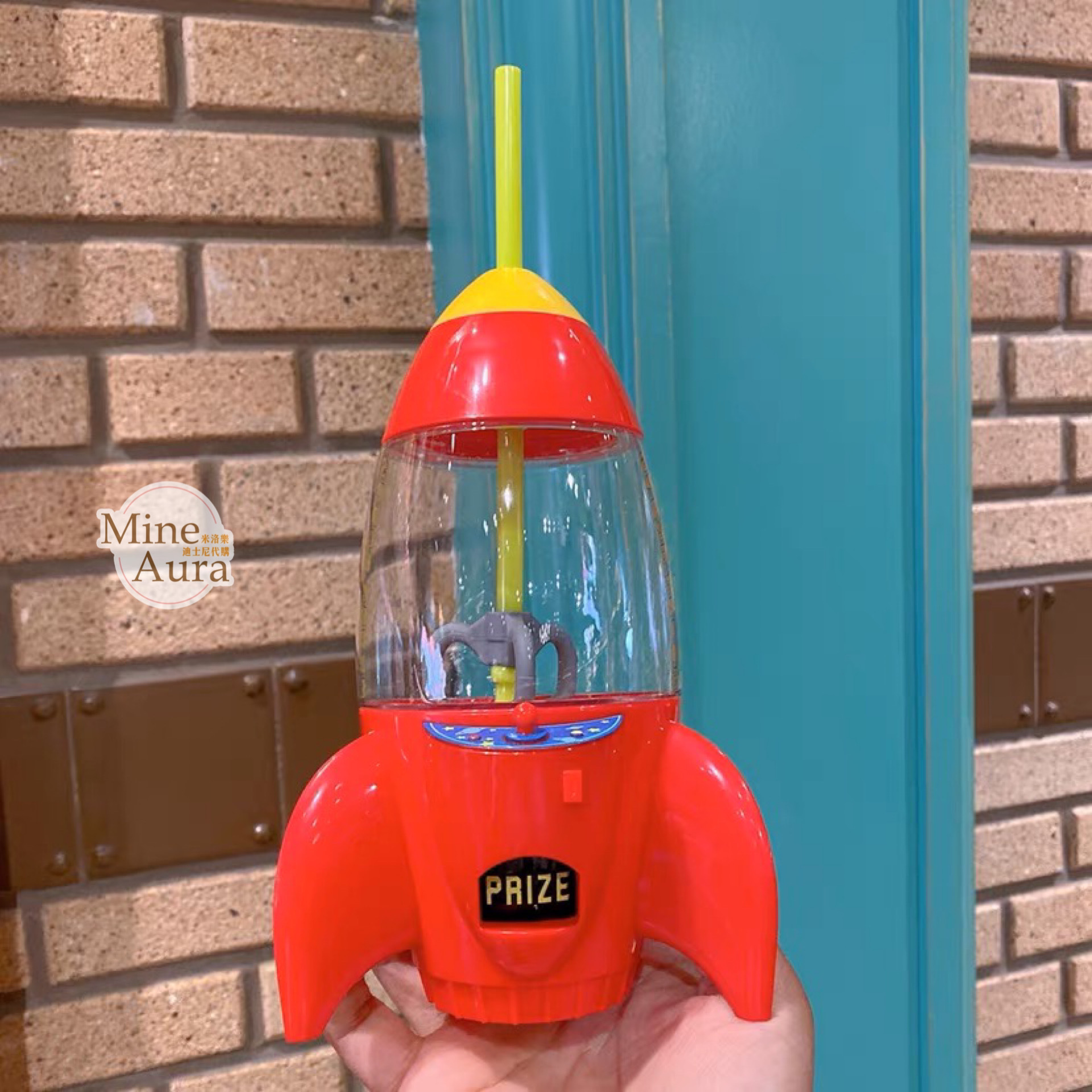 火箭造型 吸管 水杯 飲料杯 玩具總動員 Toy Story -上海迪士尼樂園