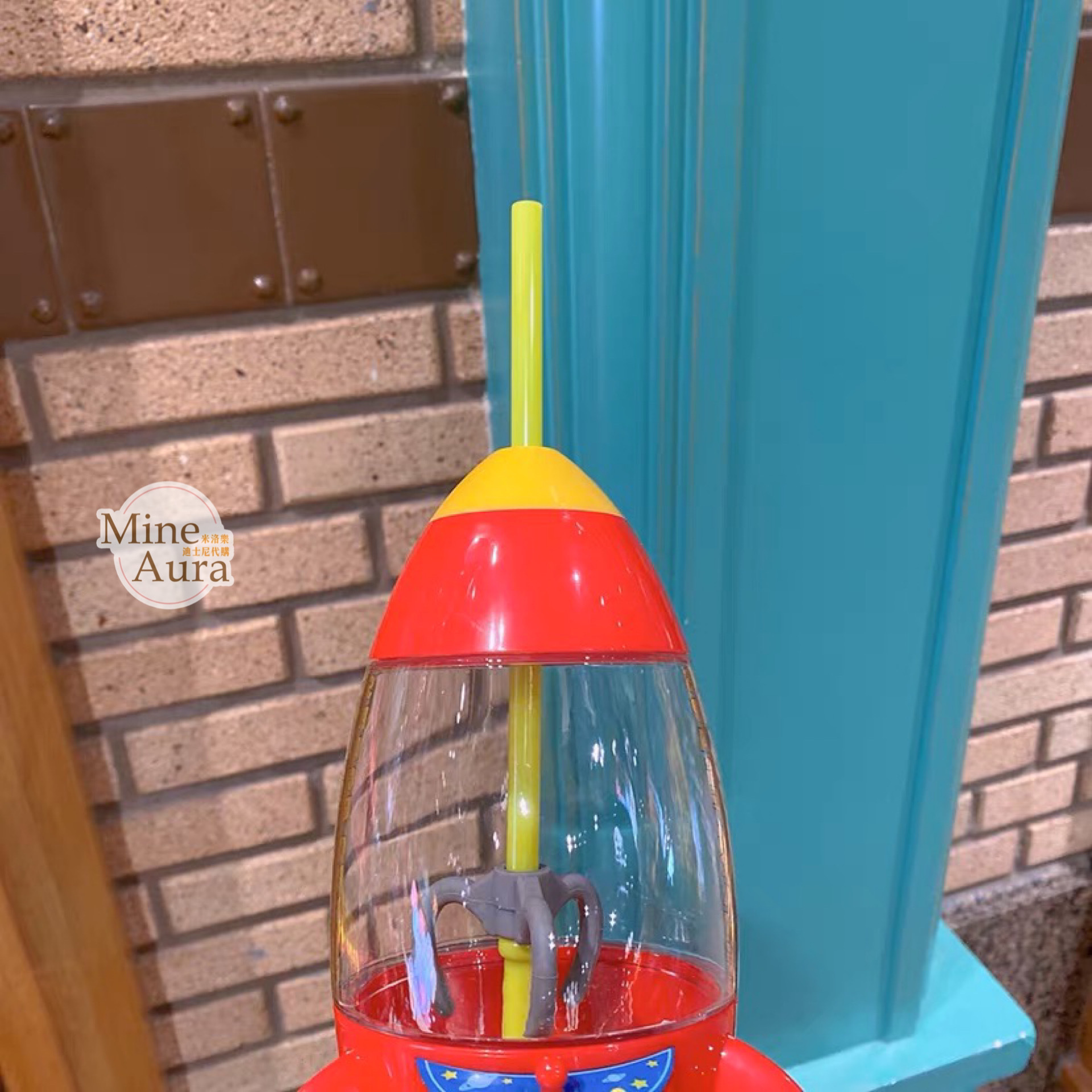 火箭造型 吸管 水杯 飲料杯 玩具總動員 Toy Story -上海迪士尼樂園