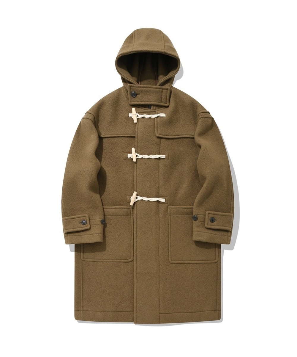 COVERNAT 羊毛 保暖 外套 大衣 棕色