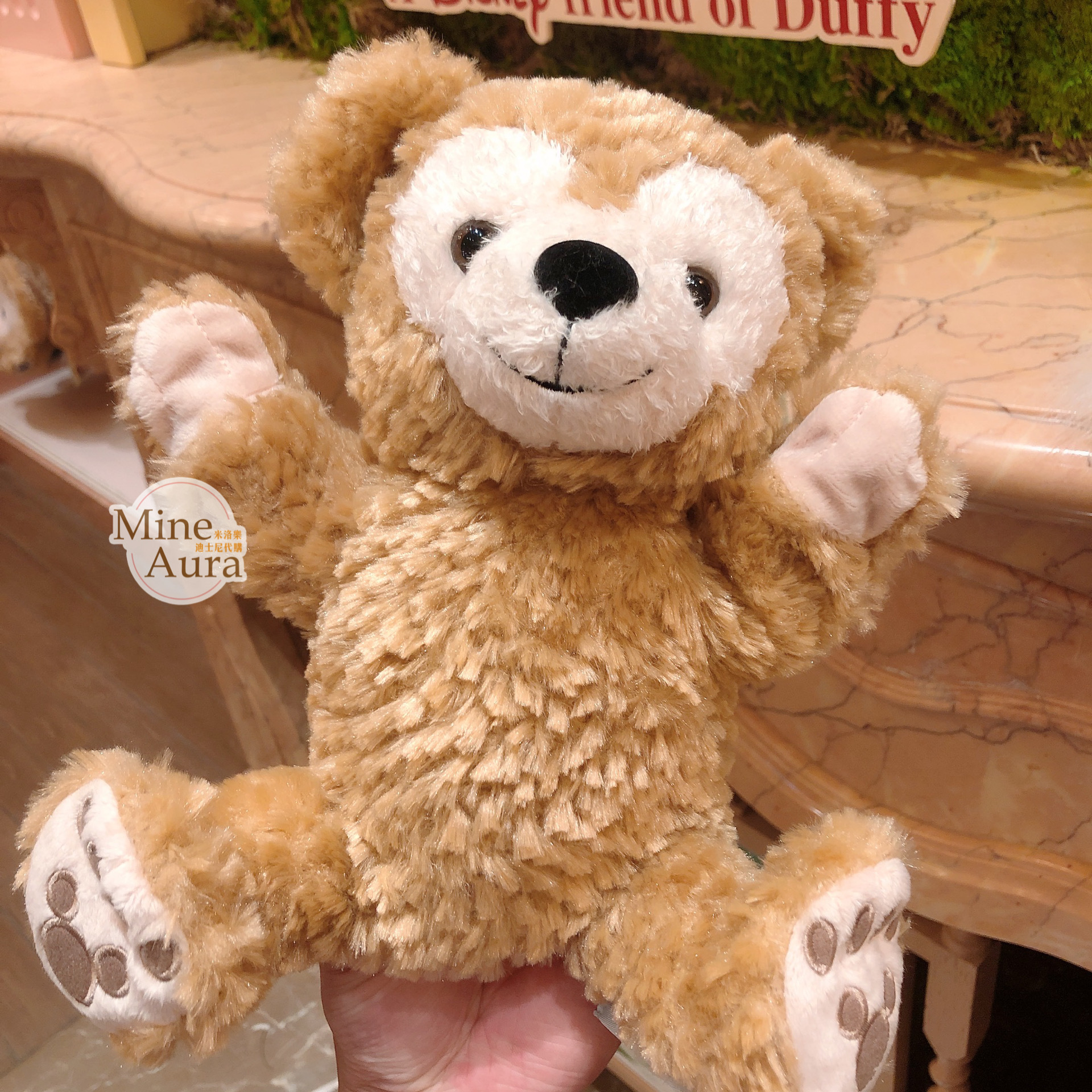 (限時特價) 達菲 Duffy 絨毛 手偶 娃娃 玩偶 -上海迪士尼樂園