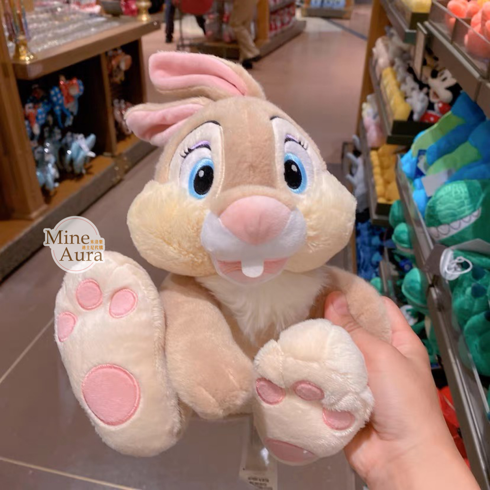 邦尼兔 Miss Bunny 絨毛 坐姿 娃娃 玩偶 小鹿斑比 Bambi -上海迪士尼樂園