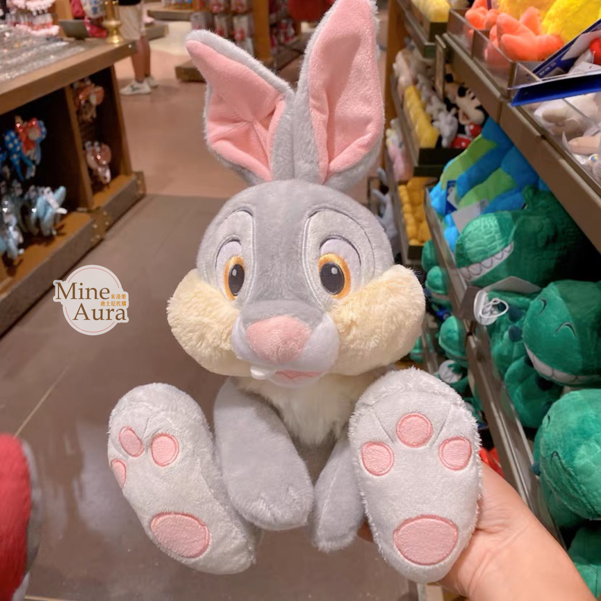 桑普兔 Thumper 絨毛 坐姿 娃娃 玩偶 小鹿斑比 Bambi -上海迪士尼樂園