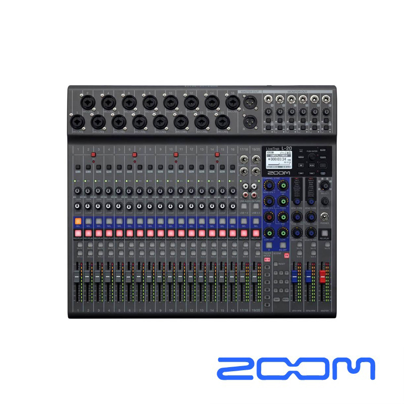 ZOOM L-20 LiveTrak 多軌混(錄)音器