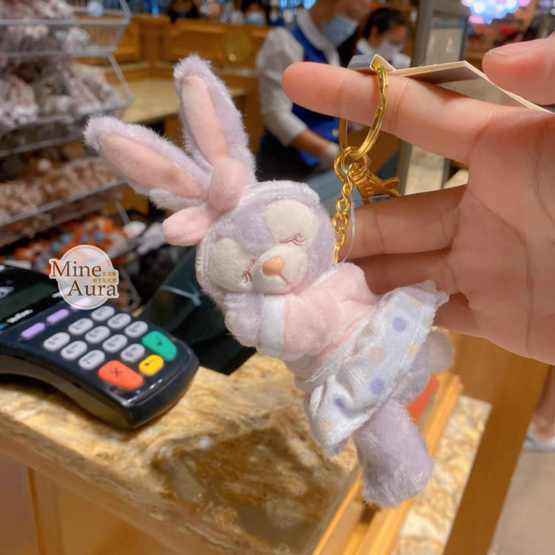 暖暖家居 史黛拉露 星黛露 StellaLou 趴趴睡顏 吊飾 鑰匙圈 -上海迪士尼樂園