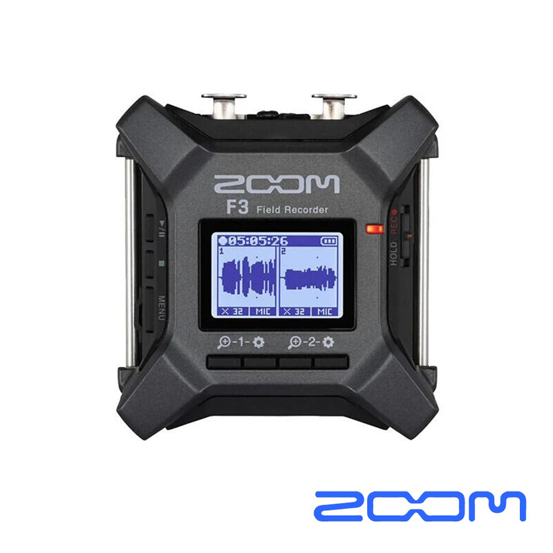 ZOOM F3 Multi-Track Field Recorder 錄音座