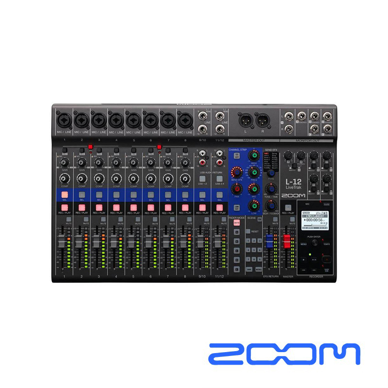 ZOOM L-12 LiveTrak 多軌混(錄)音器