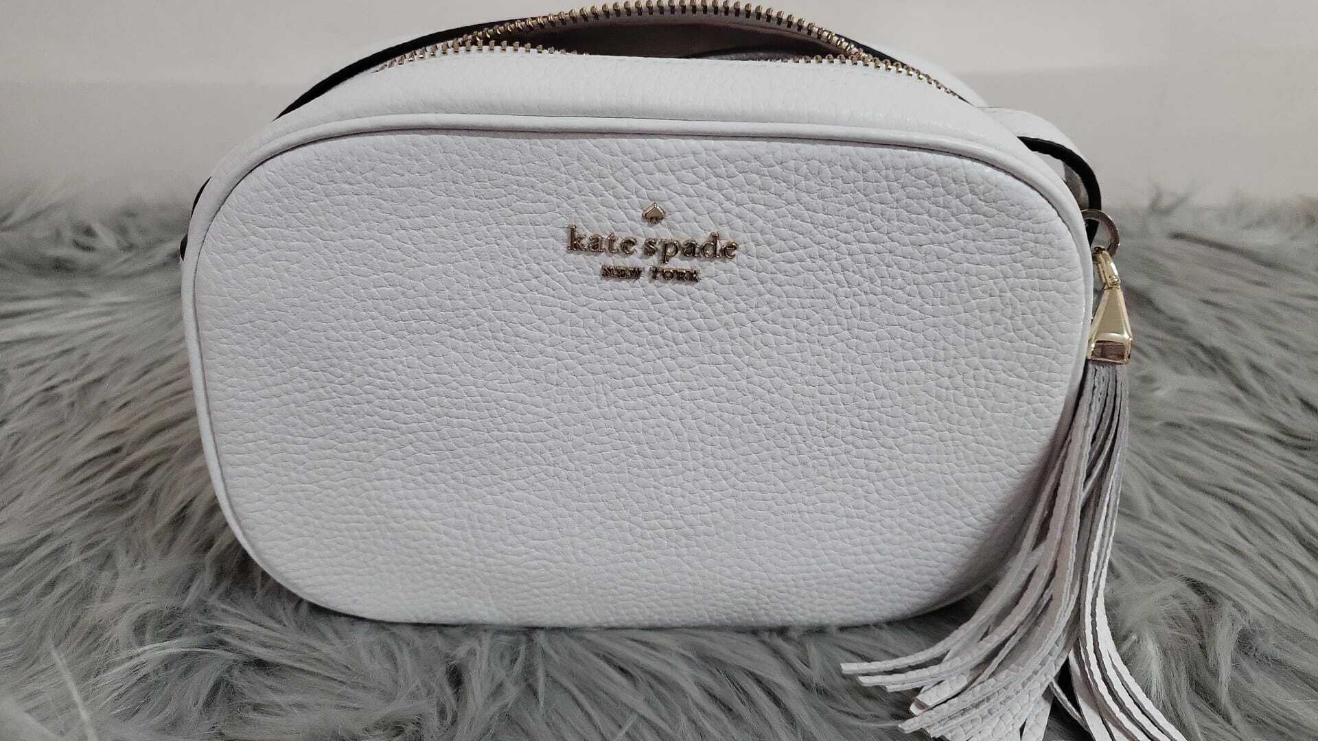 [S] KATE SPADE CAMERA BAG,WHITE DOVE, 767883105733 (K48)